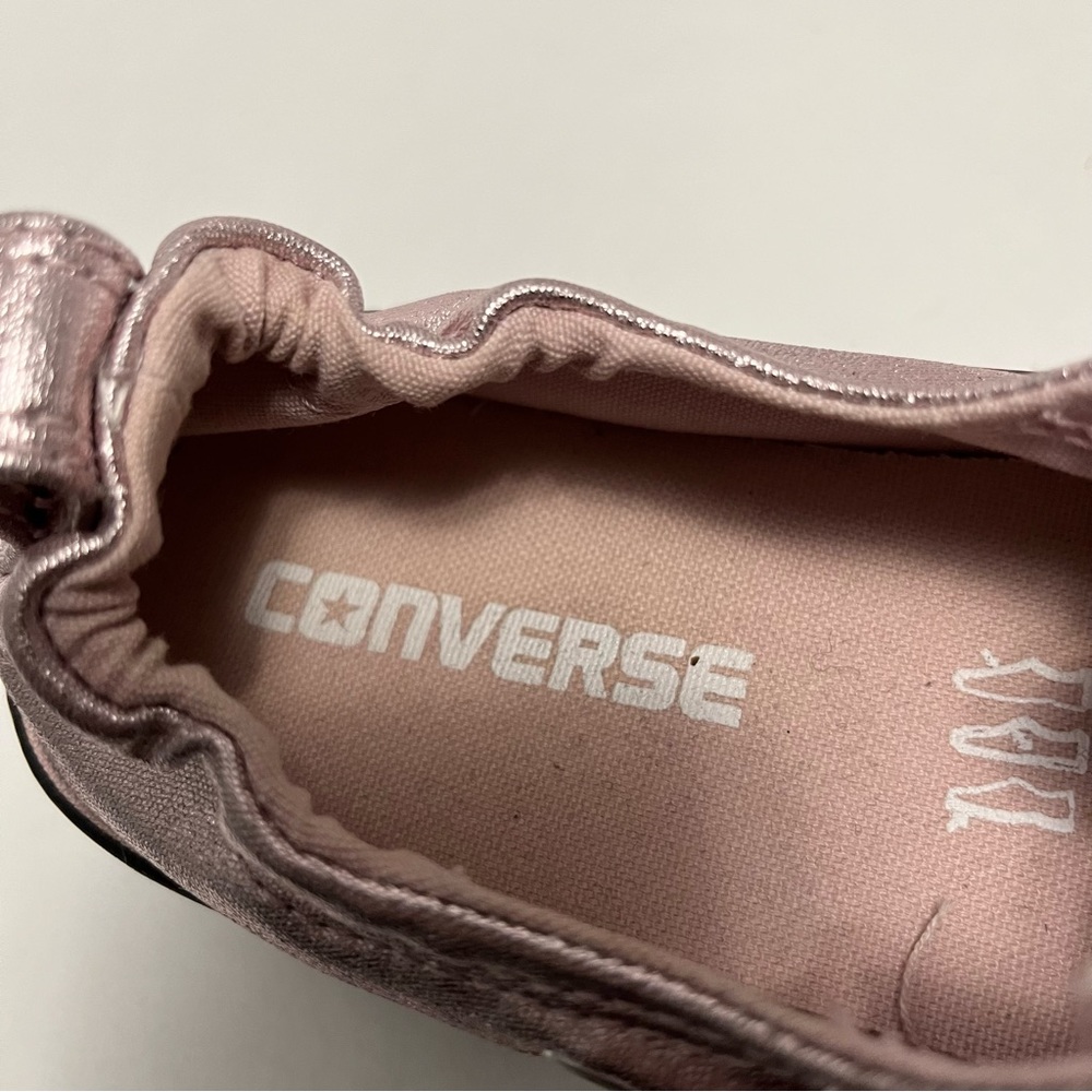 Converse Metallic Pink Sneakers - Picture 12 of 14